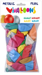GLOBO METALIZADO SURTIDOS BOLSA DE 100