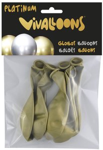 GLOBO PLATINUM ORO BOLSA DE 6