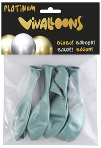 GLOBO PLATINUM VERDE BOLSA DE 6