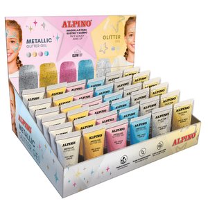 MAQUILL.ALPINO GLITTER GEL EXPOS. 36