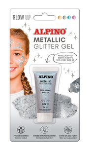 MAQUILL.ALPINO GLITTER MET. PLATA B/1