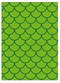 BOLSA DISFRAZ 65x90 IMPR.ONDAS VERDE
