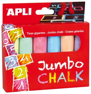 TIZAS APLI JUMBO CAJA de 6 SURTIDAS