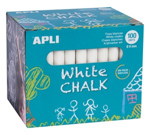 TIZAS BLANCAS APLI ESTUCHE DE 100