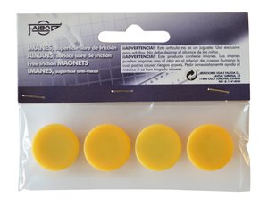 IMANES REDONDOS FAIBO 20 mm AMARILLO B/4