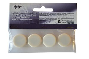 IMANES REDONDOS FAIBO 20 mm BLANCO B/4