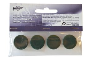 IMANES REDONDOS FAIBO 20 mm VERDE B/4