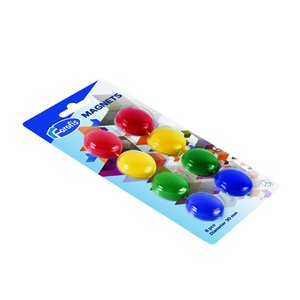 IMANES REDONDOS FOROFIS 30mm SURTIDO B/8