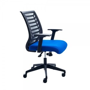 SILLA ROCADA RD-907/3 AZUL CON BRAZOS