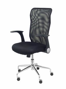 SILLA PIQUERAS MINAYA TEJIDO 3D NEGRO