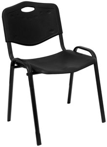 SILLA PIQUERAS ROBLEDO PVC NEGRO
