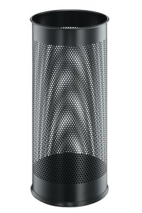 PARAGUERO DURABLE ACERO C/REJILLA NEGRO