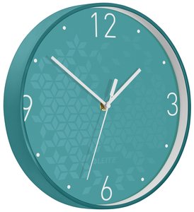 RELOJ PARED LEITZ ANALOGICO 29 CM TURQ.