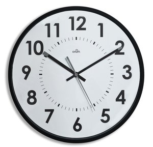 RELOJ PARED CEP ANALOGICO 30 CM NEGRO