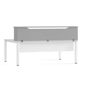 RECEPCION ROCADA 180x30x40 GRIS/GRIS