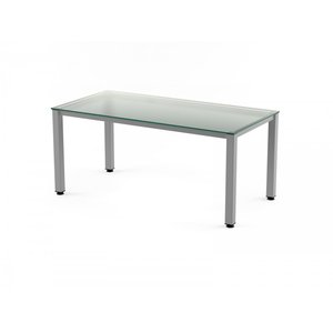 MESA ROCADA EXECUTIVE 140x80 AL/CRISTAL