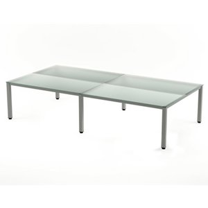 MESA ROCADA EXECUTIVE 163x320 AL/CRISTAL