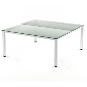 MESA ROCADA EXECUTIVE 180x163 BL/CRISTAL