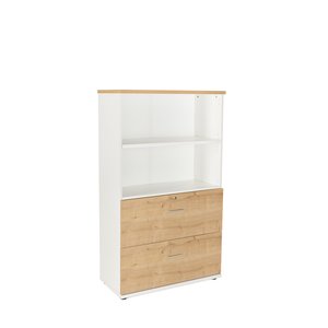 ARMARIO ROCADA CARPETERO 156x90 BL/ROBLE