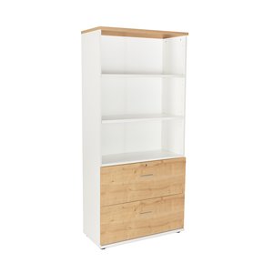 ARMARIO ROCADA CARPETERO 195x90 BL/ROBLE