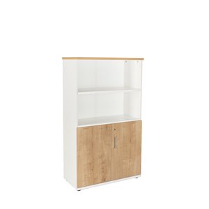 ARMARIO ROCADA C/P.BAJAS 156x90 BL/ROBLE