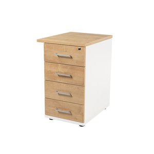 CAJONERA ROCADA 4 CAJONES BL/ROBLE