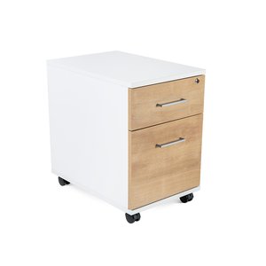 CAJONERA ROCADA 1 CAJON+CARP. BL/ROBLE