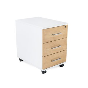 CAJONERA ROCADA 3 CAJONES BL/ROBLE