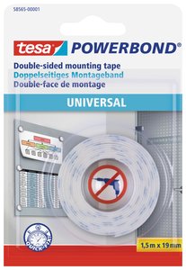 CINTA DOBLE CARA TESA 1,5x19 UNIVERSAL