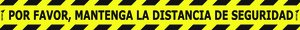 VINILO SUELO 100x10 DISTANCIA SEGURIDAD
