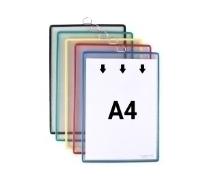 FUNDA TARIFOLD COLGANTE A4 VERT.SURT.P/5