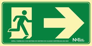 SEÑAL HOMOLOGADA SALIDA EMERGENCIA DECH.
