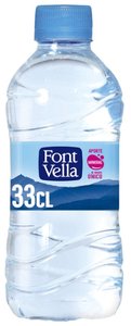 AGUA MINERAL NATURAL FONT VELLA 330ml