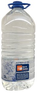 AGUA MINERAL NATURAL SERVIHOSTEL 5L