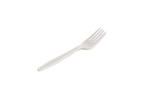 TENEDOR MAIZ BIODEGRAD. BLANCO P/50