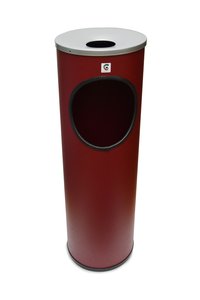 PAPEL.CENICERO CILINDRO METAL B-10 BU