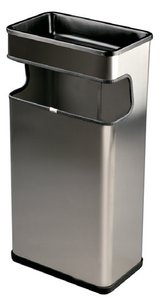 PAPELERA CENICERO METALICA 40 LITROS