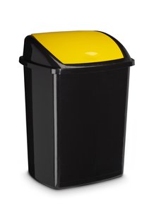 PAPELERA PLASTICO CEP BASC.50L AMARILLO