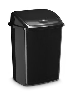 PAPELERA PLASTICO CEP BASC. 50L NEGRO