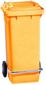 CONTENEDOR PROFESIONAL 120 L. AMARILLO