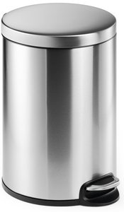 PAPELERA DURABLE MET.REDONDA 20 L INOX