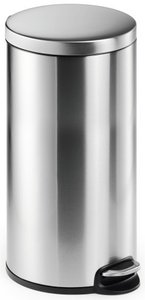 PAPELERA DURABLE MET.REDONDA 30 L INOX