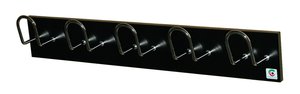 [H-15 NEGRO] PERCHERO CILINDRO PARED 5 COLGADORES NEG