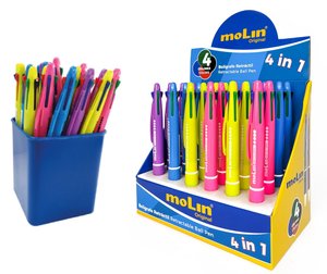 [BMC120-25] BOLIGRAFO 4 COL. MOLIN