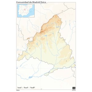 [MM0143] MAPA MUDO ERIK COLOR FISICO COM. MADRID
